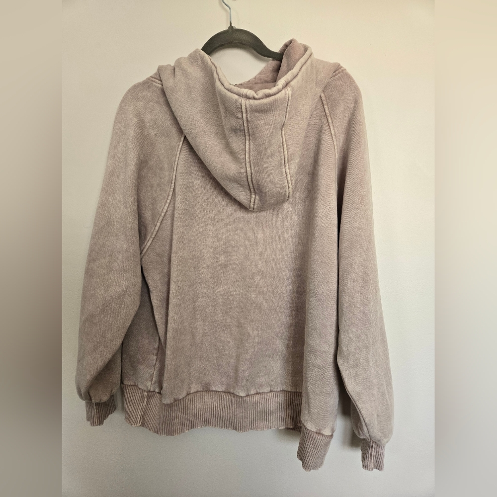 Zenana Outfitters Taupe Hoodie - Picture 2 of 4